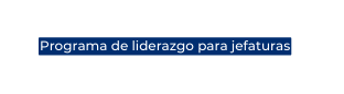 Programa de liderazgo para jefaturas